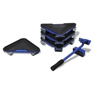 Podnośniki - vidaXL vidaXL Zestaw do przesuwania i transportu mebli, podnośnik 4 platformy - miniaturka - grafika 1