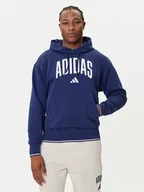 Bluzy męskie - adidas Bluza Collegiate KC3874 Niebieski Regular Fit - miniaturka - grafika 1