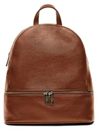 Torebki damskie - CXL by Christian Lacroix Skórzany plecak "Montorgueil" w kolorze jasnobrązowym - 27 x 29 x 12 cm - miniaturka - grafika 1