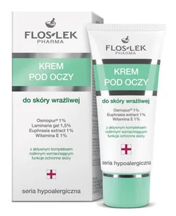 Flos-Lek Pharma - hypoalergiczny krem pod oczy do skóry wrażliwej 30ml - Kosmetyki pod oczy - miniaturka - grafika 2