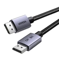 Kable USB - Kabel DisplayPort 1.4 2m 8K 60Hz 32.4Gbps UGREEN DP120 czarny - miniaturka - grafika 1