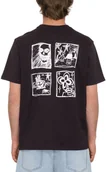 Koszulki męskie - t-shirt VOLCOM ISSAM NIGHT TEE Black - miniaturka - grafika 1