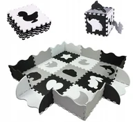 Maty edukacyjne - PUZZLE PIANKOWE MATA EDUKACYJNA 25 EL GRUBA XXL - miniaturka - grafika 1