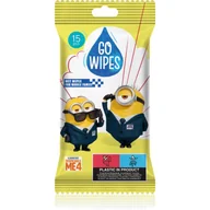 Chusteczki do demakijażu - GoWipes Chusteczki nawilżane Minions - mix wzorów 1op.-15szt - miniaturka - grafika 1