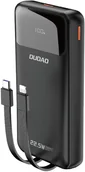 Powerbanki - Powerbank Dudao K15Pro 20000mAh 22.5W PD USB-C / USB-A / wbudowane kable Lightning, USB-C czarny - miniaturka - grafika 1