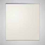 Zasłony - vidaXL Roleta przeciwsoneczna 120x230 cm kremowo biaa - miniaturka - grafika 1