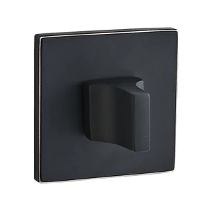 Rozeta Wc Krótka Kwadrat Slim Czarny/Złoty Kuchinox - Klamki - miniaturka - grafika 1