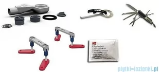 Wiper New Premium Revers Odpływ liniowy z kołnierzem 80 cm poler syfon snake 500.0251.01.080 - Odpływy liniowe - miniaturka - grafika 7