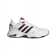Sneakersy męskie - Buty Męskie Sportowe Adidas Strutter EG2655 Sneakersy Białe Skórzane - miniaturka - grafika 1