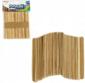 Dekoratorstwo - BREWIS Patyczki drewniane 11.4cm naturalne Brewis - 50szt. - miniaturka - grafika 1