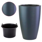 Donice - Doniczka okrągła Gobi Slim 30 z wkładem Donica + wkład - miniaturka - grafika 1