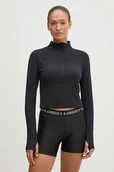 Bluzy damskie - Under Armour bluza do biegania Launch Elite kolor czarny 1386338 - miniaturka - grafika 1