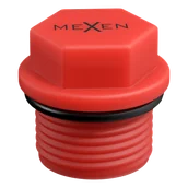 Łączniki, trójniki, kształtki - Mexen PPR korek krótki do prób 1 GZ czerwony - W97343-10-01 - miniaturka - grafika 1