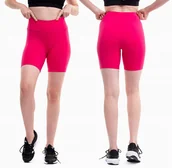 Spodenki damskie - 4F krótkie spodenki legginsy damskie sportowe fitness wysoki stan roz. L - miniaturka - grafika 1
