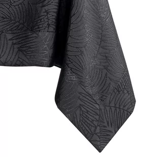 Obrus Gaia Grafitowy Tłoczony Roślinny 140x200 AmeliaHome - TCLOTH/AH/GAIA/BRD/DARKGREY/140X200 - Obrusy i serwetki - miniaturka - grafika 1