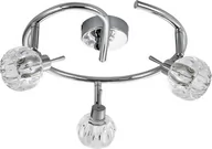 Lampy sufitowe - Candellux BOMBOLA LAMPA SUFITOWA SPIRALA 3X40W G9 CHROM BEZ ŻARÓWEK - miniaturka - grafika 1