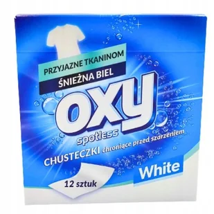 OXY SPOTLESS Chusteczki chroniące przed szarzeniem WHITE 12 szt. - Środki do prania - miniaturka - grafika 1