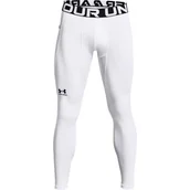 Spodnie sportowe męskie - Legginsy męskie Under Armour  ColdGear Armour Leggings White XXL - miniaturka - grafika 1