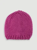 Czapki damskie - Czapka w kolorze różowym - miniaturka - grafika 1