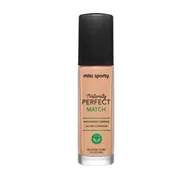 Podkłady do twarzy - Miss Sporty Naturally Perfect Match wegański podkład nawilżający 100 Rose Ivory 30ml - miniaturka - grafika 1