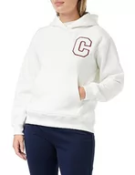 Bluzy damskie - Champion Damska bluza z kapturem, Biały Brudne College, XL - miniaturka - grafika 1