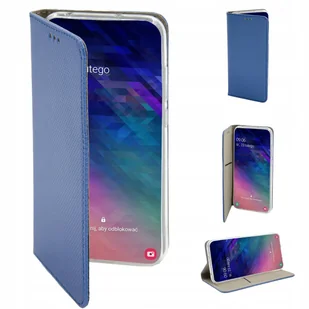 Etui Z Klapką Do Xiaomi Poco C40 Niebieskie Zamykane Magnetyczne Kabura - Etui i futerały do telefonów Etui Z Klapką Do Xiaomi Poco C40 Niebieskie Zamykane Magnetyczne Kabura - Etui i futerały do telefonów - miniaturka - grafika 1