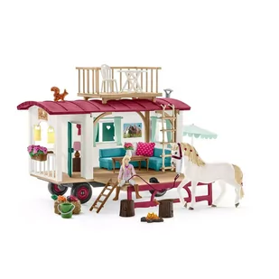 Schleich Horse Club Przyczepa do tajnych spotkań klubowych 42593 - Figurki dla dzieci - miniaturka - grafika 2