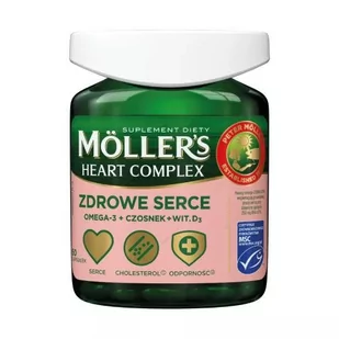 Mollers Complex Heart 60 Kapsułek - Serce i układ krążenia - miniaturka - grafika 1