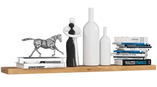 Klasyczna półka dąb sonoma C2-E62 - Półki do salonu - miniaturka - grafika 1