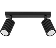 Lampy sufitowe - Sollux SL.1580 - Oświetlenie punktowe KARBON 2xGU10/10W/230V czarny - miniaturka - grafika 1