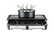 Raclette - SilverCrest KITCHEN TOOLS Grill do raclette z fondue SRGF 1400 - miniaturka - grafika 1