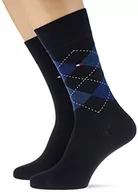 Skarpetki męskie - Tommy Hilfiger Skarpety (zestaw 2 sztuk) Damskie, Niebieski (niebieski Tommy), 43/46 EU - miniaturka - grafika 1