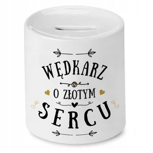 Dla Wędkarza Skarbonka na Urodziny na Prezent z Nadrukiem ze Zdjęciem - Skarbonki - miniaturka - grafika 1