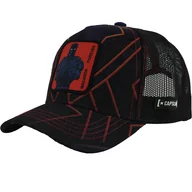 Czapki męskie - Capslab Marvel Black Panther Cap Cl-Mar3-1-Pan1 Męskie Czapka Z Daszkiem Czarna - miniaturka - grafika 1