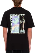 Koszulki męskie - t-shirt VOLCOM REALUSION TEE Black - miniaturka - grafika 1