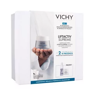 Vichy Liftactiv Supreme zestaw Krem do twarzy na dzień 50 ml + krem do twarzy na noc 15 ml + serum do twarzy 10 ml dla kobiet - Zestawy kosmetyków damskich - miniaturka - grafika 1