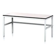 Stoły warsztatowe - B2B Partner Stół warsztatowy MECHANIC II, 1600 x 700 x 745-985 mm, regulowany stelaż 1263009 - miniaturka - grafika 1