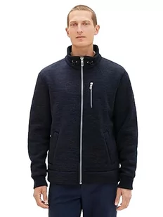 TOM TAILOR Bluza męska, 34180 - Navy Tonal Streaky Inject, L - Bluzy męskie - miniaturka - grafika 1