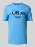 Koszulki męskie - T-shirt o kroju regular fit z czystej bawełny - miniaturka - grafika 1