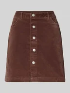 Spódnice - Spódnica mini rozkloszowana z mieszanki bawełny - miniaturka - grafika 1