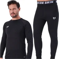 Bielizna sportowa męska - Beon Zestaw termoaktywny Beon Skin Flare MEN Quantum Black XXL - miniaturka - grafika 1