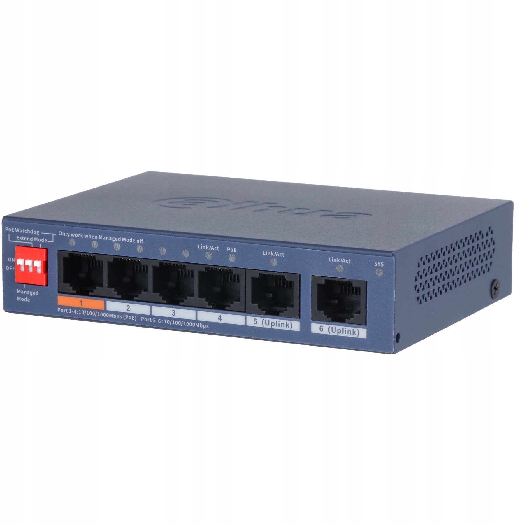 NoName SWITCH POE CS4006-4GT-60-V2 4-PORTOWY DAHUA