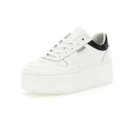 Półbuty damskie - Damskie Sneakersy GUESS LIFET FL6LIFLEA12-WHBLK – Biały - miniaturka - grafika 1