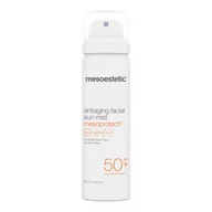 Balsamy i kremy do opalania - MESOESTETIC Mesoprotech Antiaging Facial Sun Mist mgiełka do twarzy z ochroną przeciwsłoneczną SPF50+ 60 ml - miniaturka - grafika 1