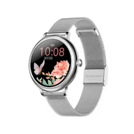 Smartwatch - Garett Women Emma Srebrno-stalowy - miniaturka - grafika 1