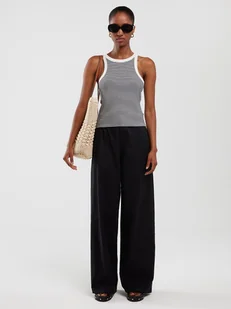 BIG STAR Top w kolorze czarno-białym - Koszulki i topy damskie - miniaturka - grafika 1