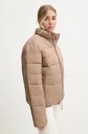 Kurtki damskie - EA7 Emporio Armani kurtka damska kolor brązowy zimowa PNHXZ.6DUB02 - miniaturka - grafika 1