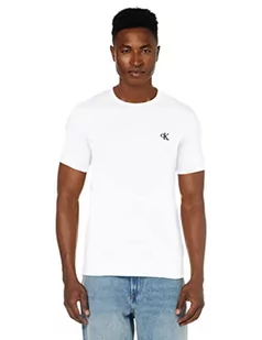 Calvin Klein Jeans Męska koszula Ck Essential Slim Tee - Koszule męskie - miniaturka - grafika 1