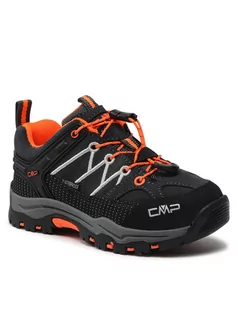 Buty dla chłopców - CMP Trekkingi Rigel Low Trekking Shoes Wp 3Q13244 Szary - grafika 1
