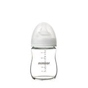 Butelki dla niemowląt - MININOR BUTELKA SZKLANA 160 ML 0M+ - miniaturka - grafika 1